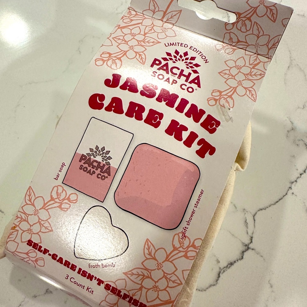 NWT Pacha Soap Co. Jasmine Care Kit